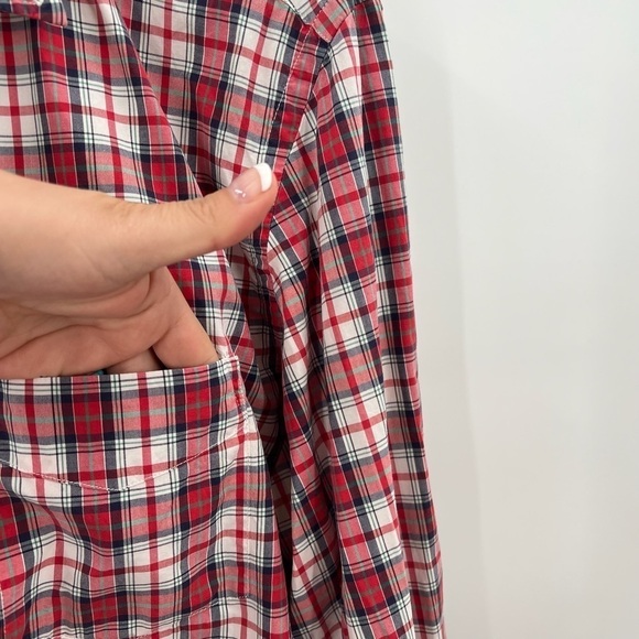 J.Crew Tartan Button Down Long Sleeve Plaid Shirt Mens Large - Picture 3 of 4